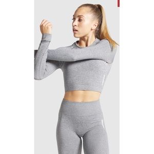 GYMSHARK 🦈 Adapt Seamless Crop - Long Sleeve